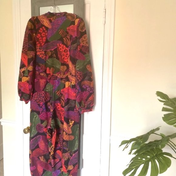 FARM Rio Leopard Mushroom French Terry Jumpsuit - Picture 7 of 15